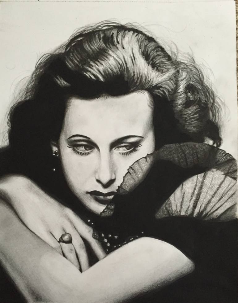 Hedy Lamarr Drawing Pics