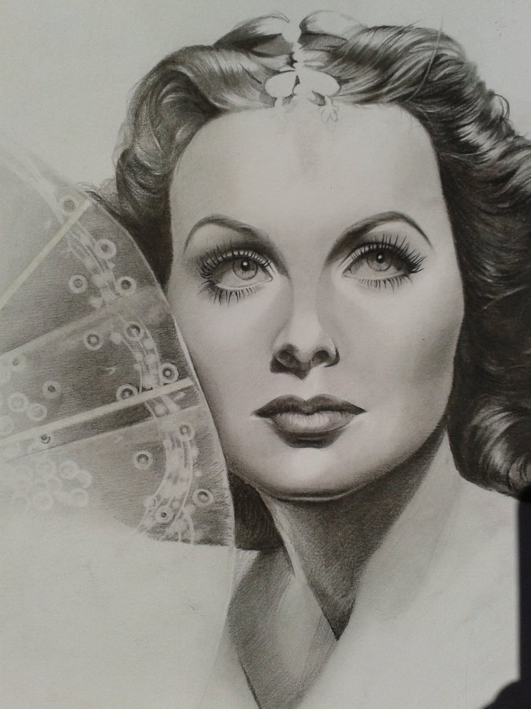 Hedy Lamarr Drawing Picture