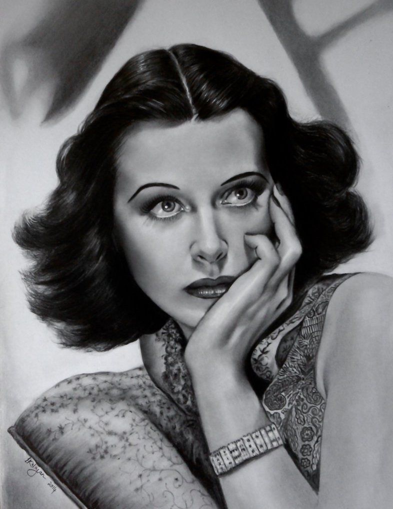 Hedy Lamarr Drawing