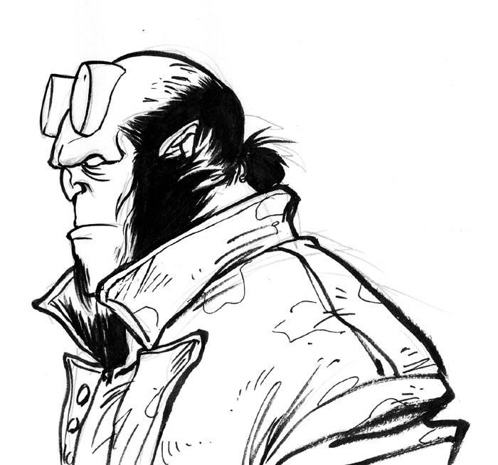 Hellboy Drawing Images