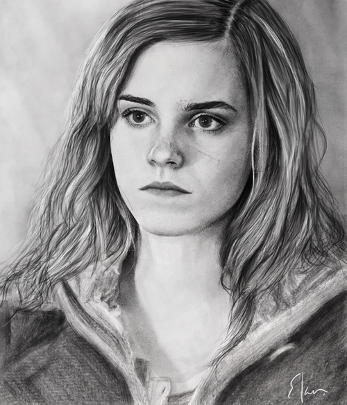 Hermione Granger Drawing Beautiful Art