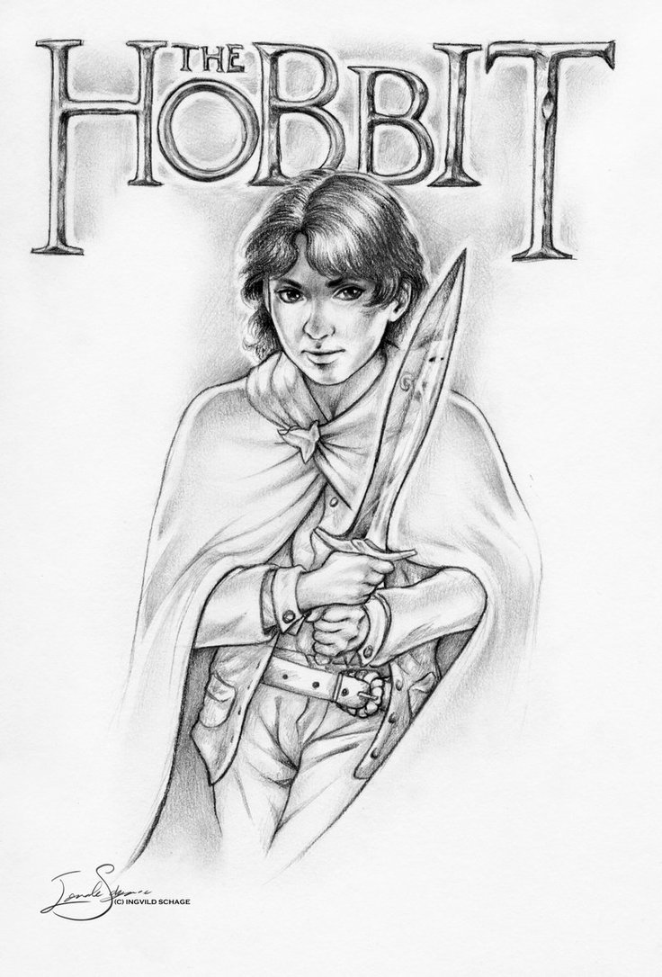 Hobbit Drawing Sketch