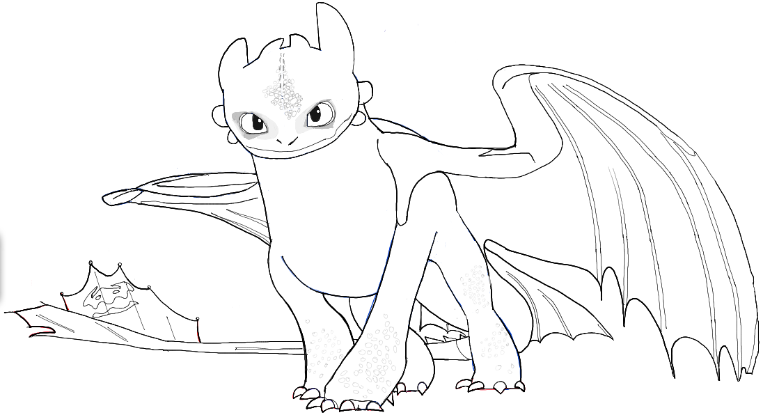 How To Train Your Dragon Drawing Image