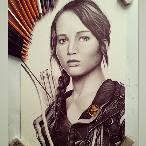Hunger Games Drawing Beautiful Image