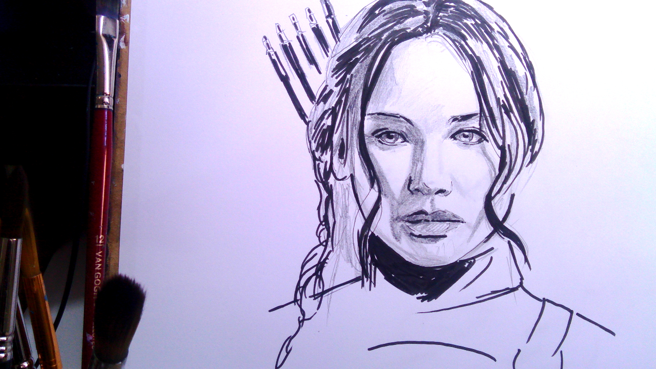 Hunger Games Drawing Pic