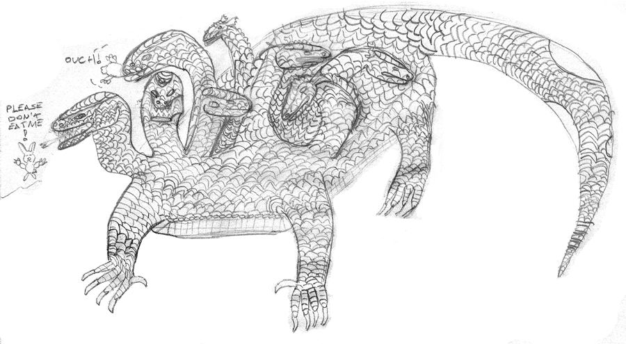 Hydra Dragon Drawing Photo