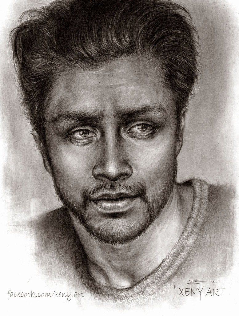 Indian Male Face Drawing Beautiful Image