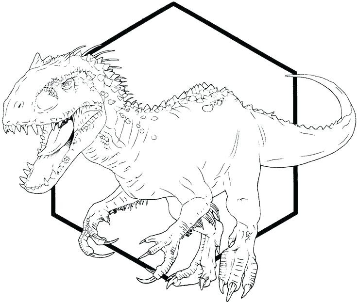 Indominus Rex Drawing Beautiful Image