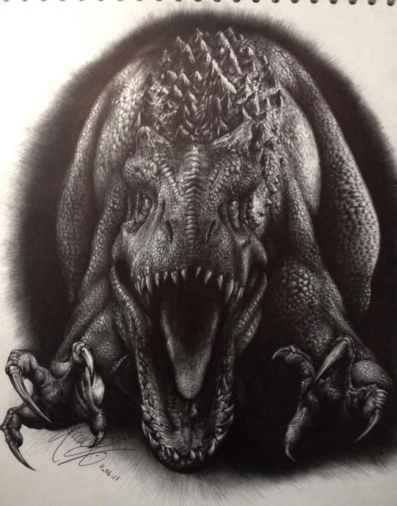 Indominus Rex Drawing Image