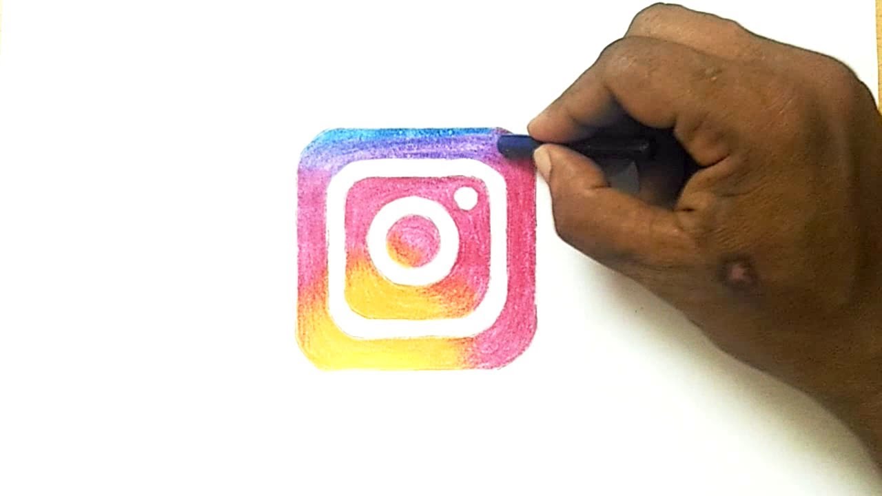 Instagram Logo Drawing High-Quality
