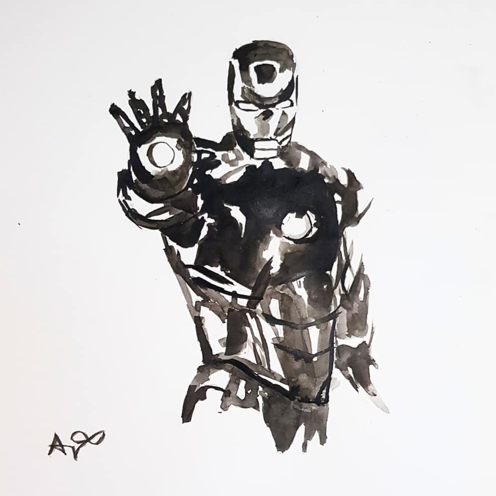 Iron Man Drawing Art