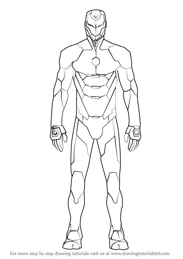 How to Draw Ironman  Nil Tech  shopniltech