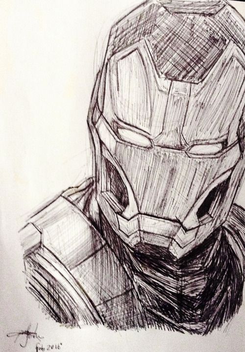 Iron Man Drawing