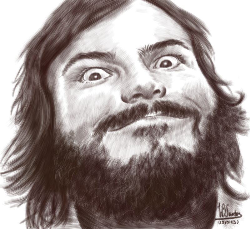 Jack Black Drawing