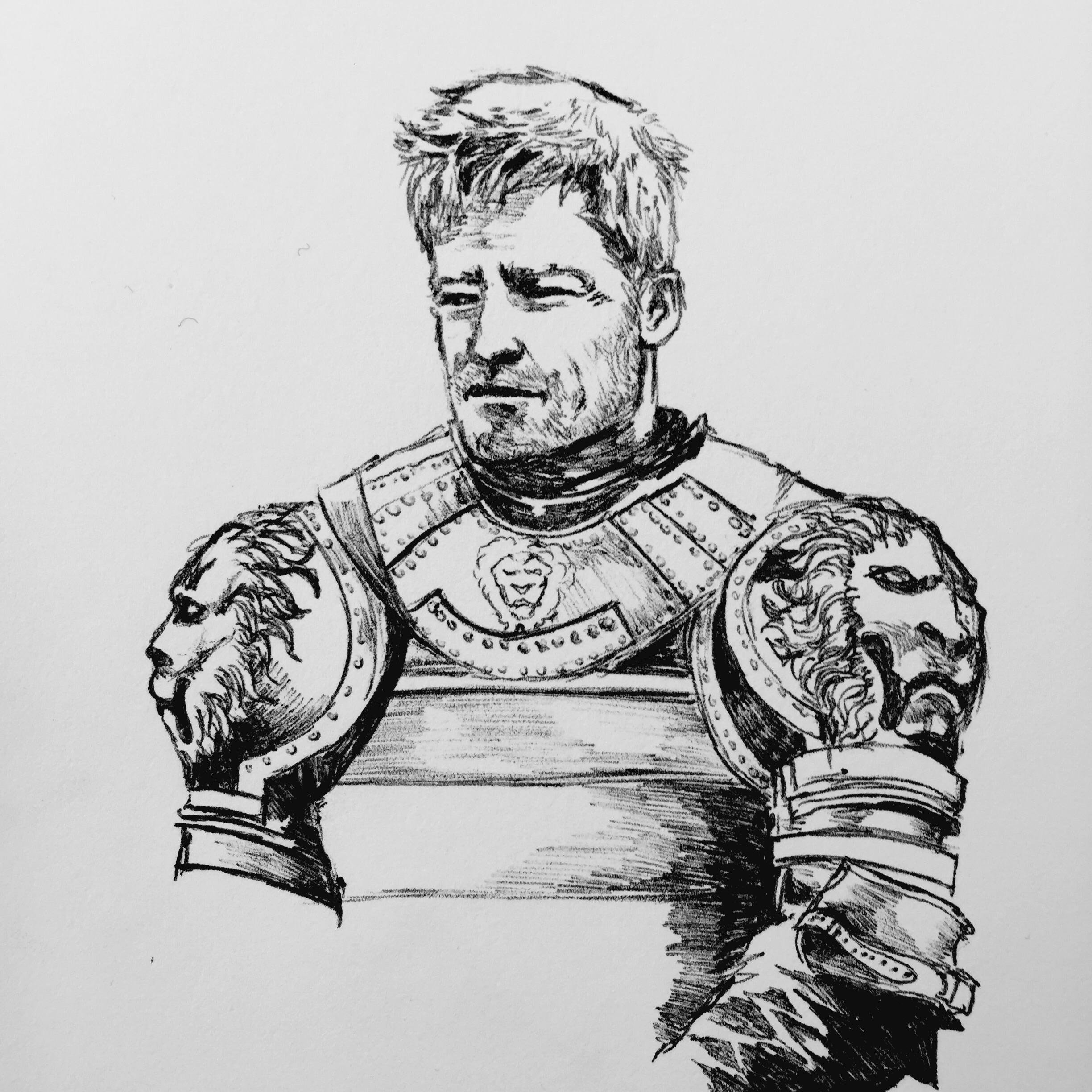 Jaime Lannister Drawing Beautiful Image