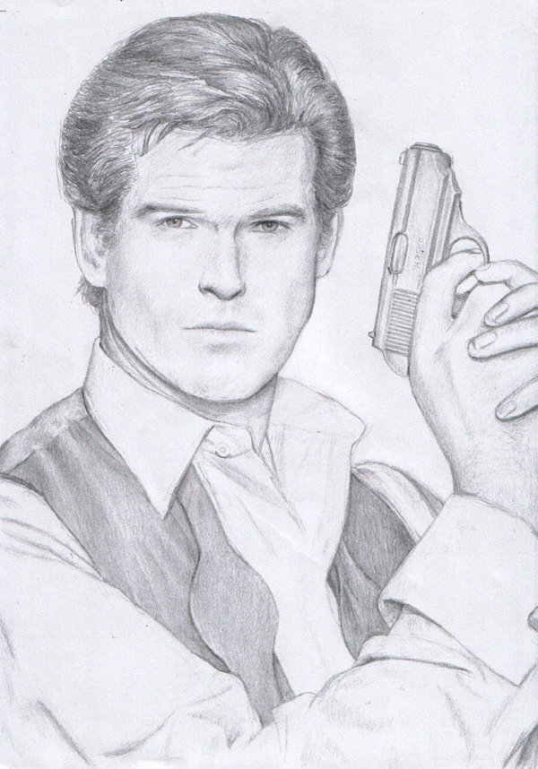 James Bond Drawing Picture