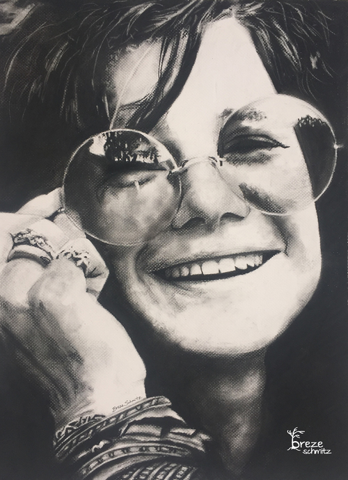 Janis Joplin Drawing Photo