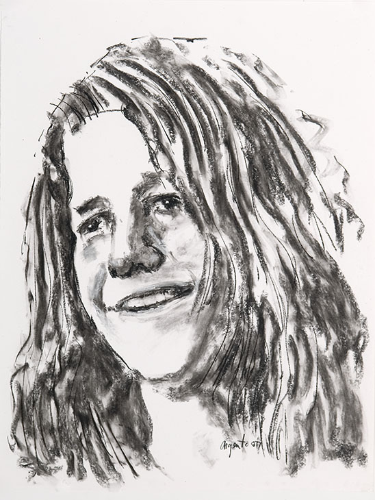 Janis Joplin Drawing Picture