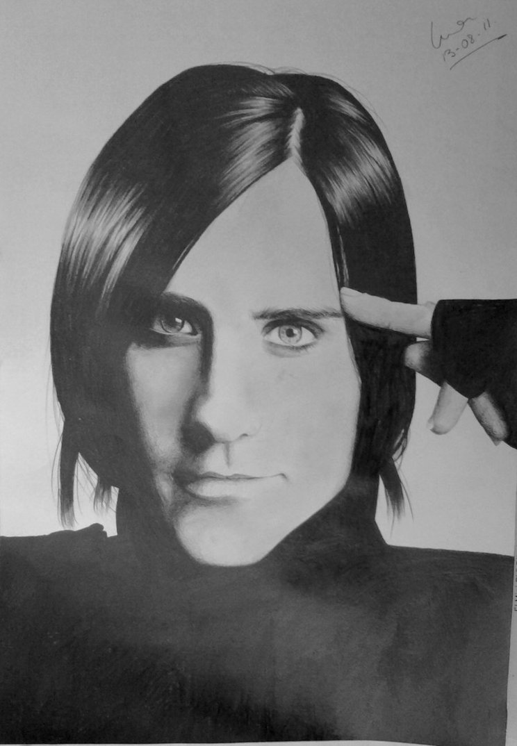 Jared Leto Drawing Realistic