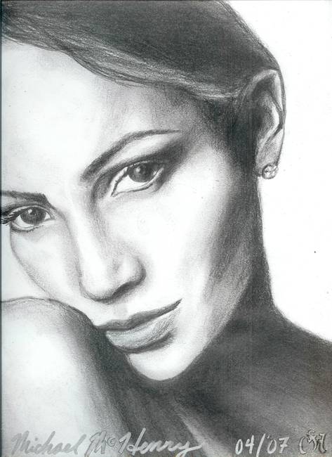 Jennifer Lopez Drawing Best