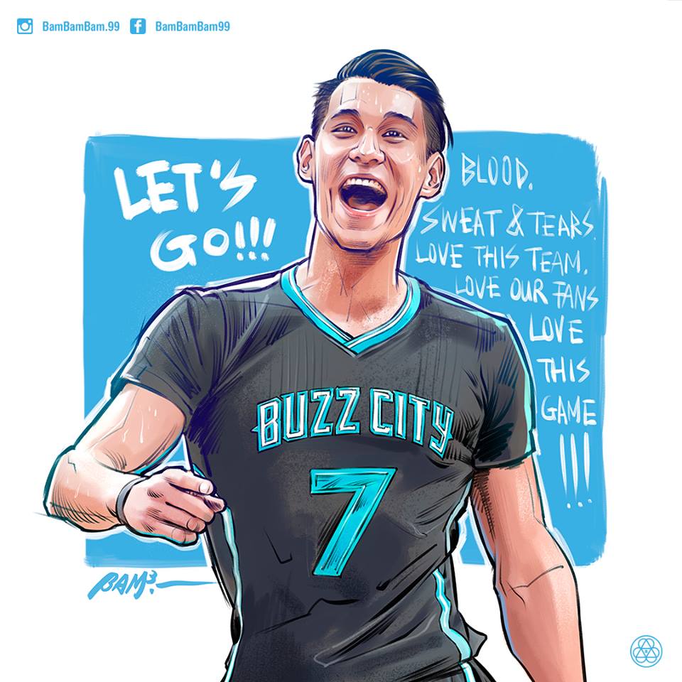 Jeremy Lin Drawing Picture