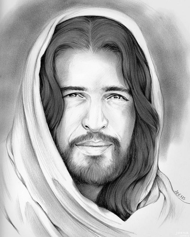 Jesus Drawing Custom Jesus Christ Charcoal Portrait Christian Art Baptism  Gift Picture of Jesus - Etsy