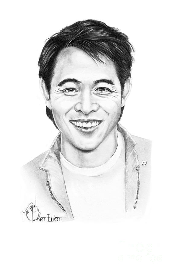 Jet Li Art Drawing