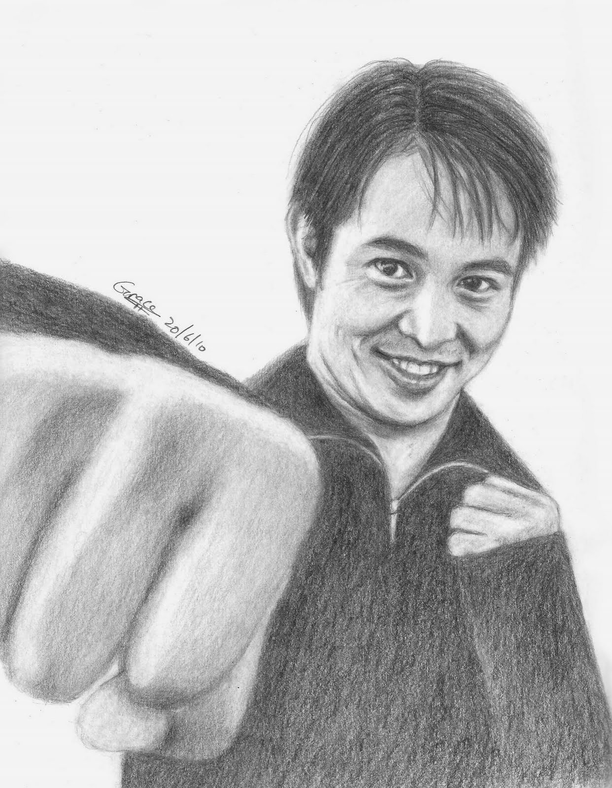 Jet Li Drawing Picture