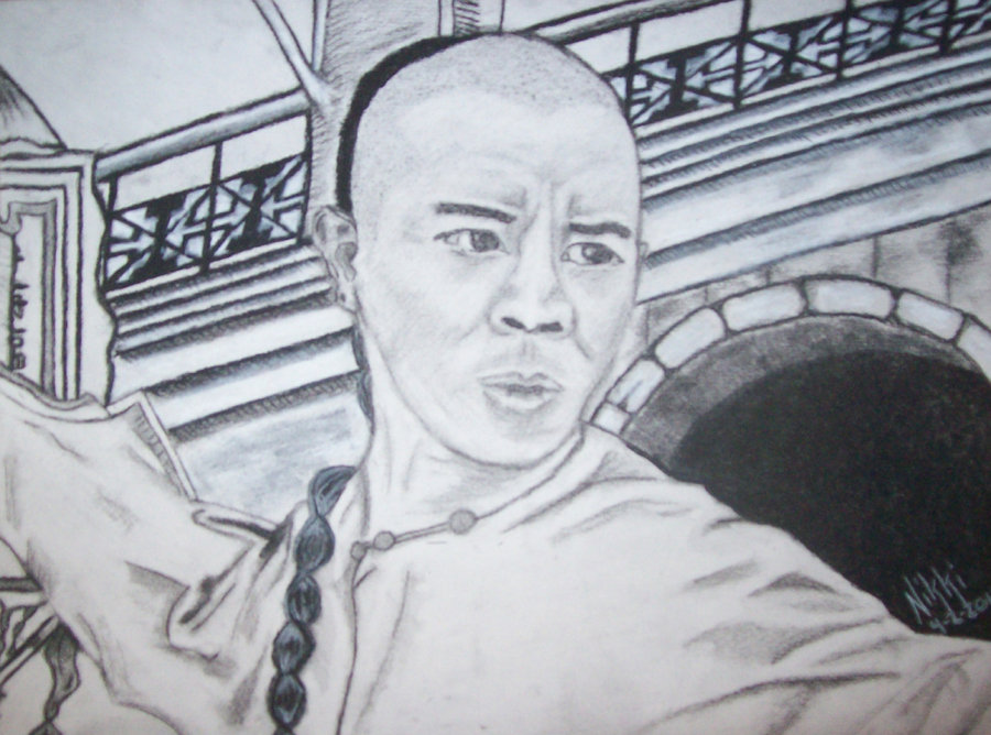 Jet Li Drawing Realistic