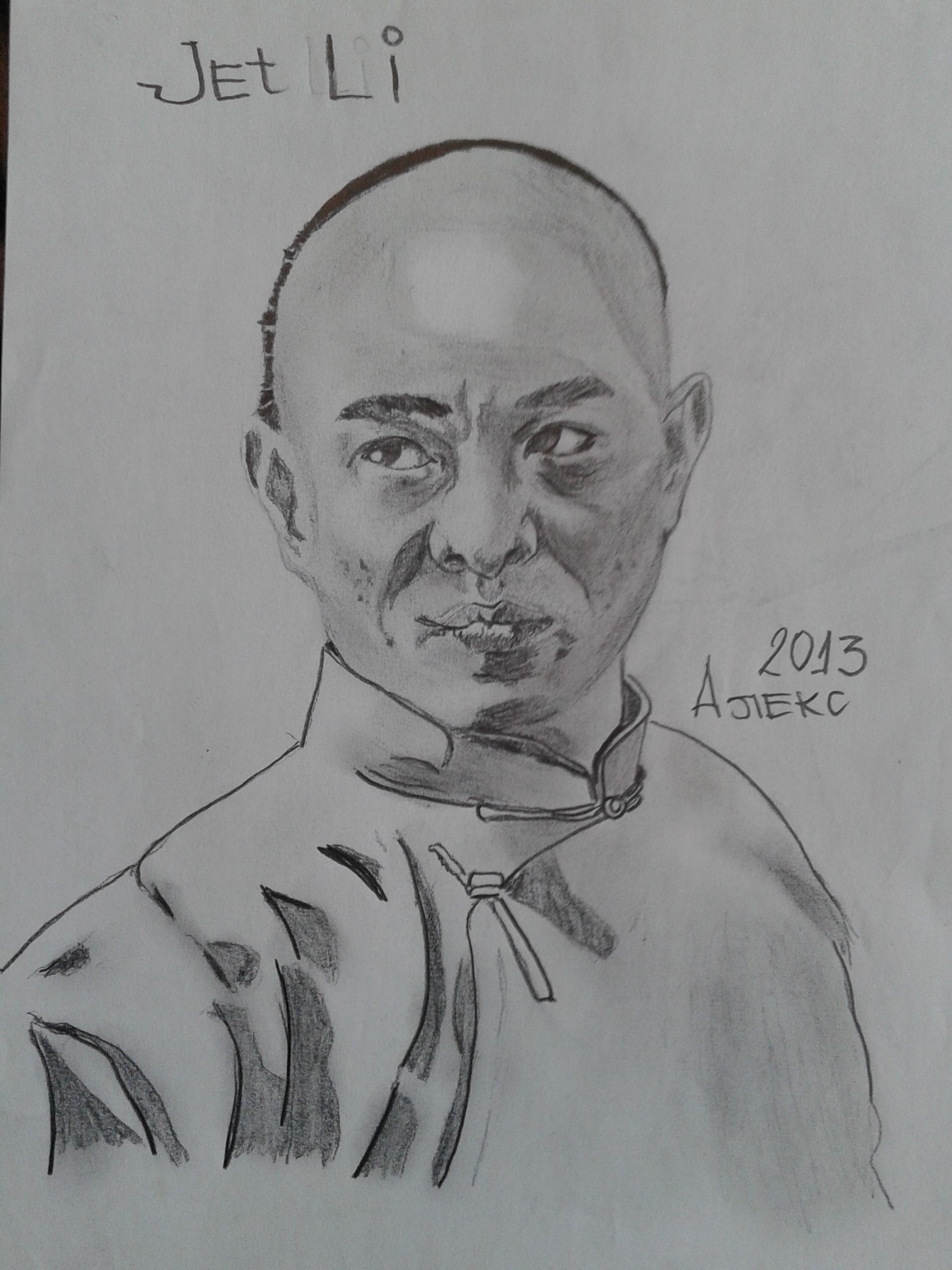 Jet Li Drawing