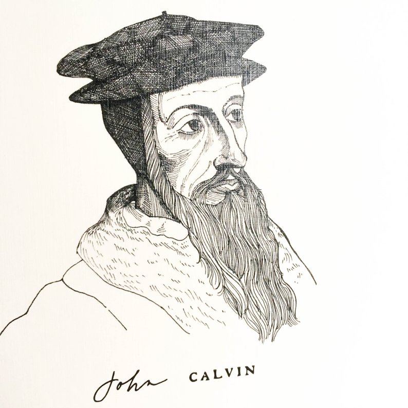 John Calvin Drawing Art