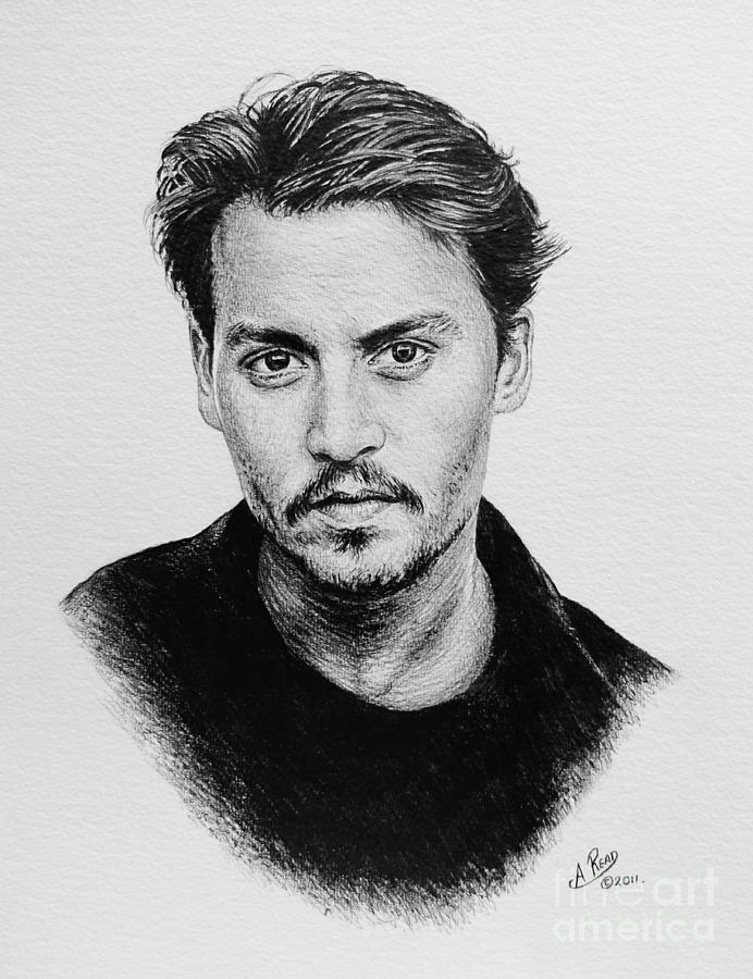 Johnny Depp Drawing Beautiful Image