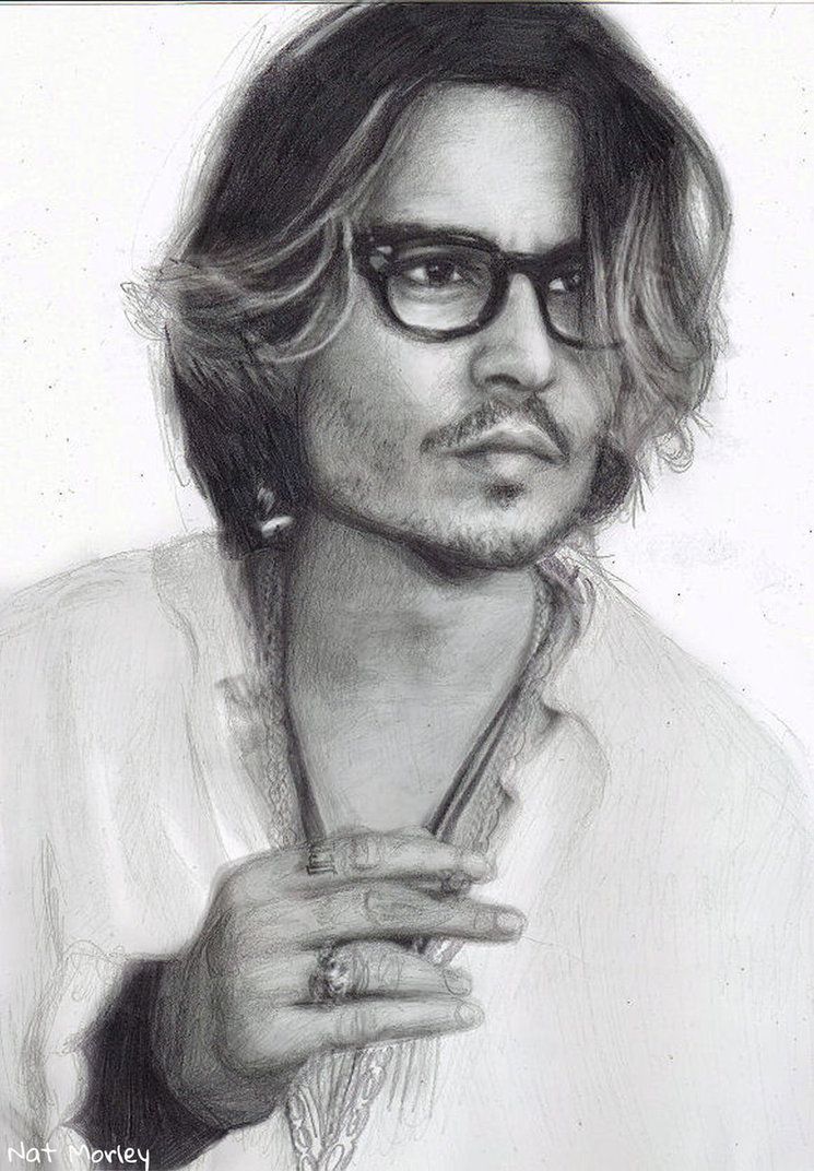 Johnny Depp Drawing Pic