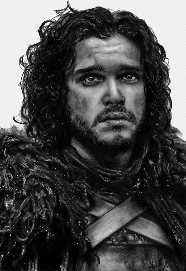 Jon Snow Drawing High-Quality