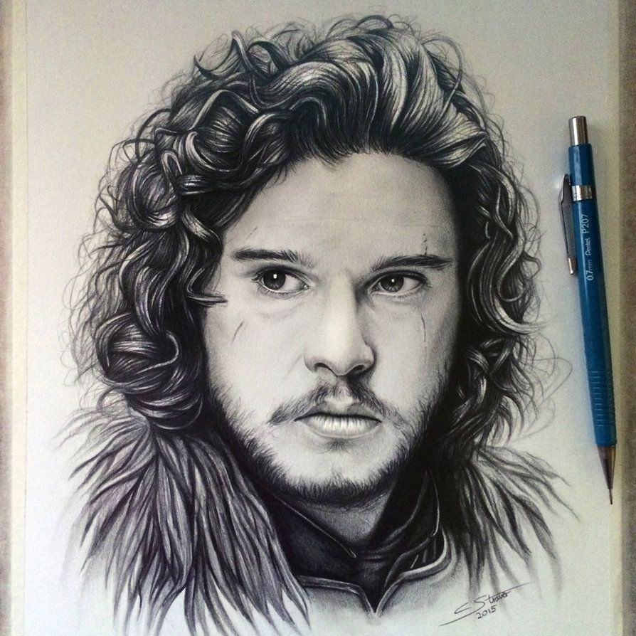 Jon Snow Drawing Pics
