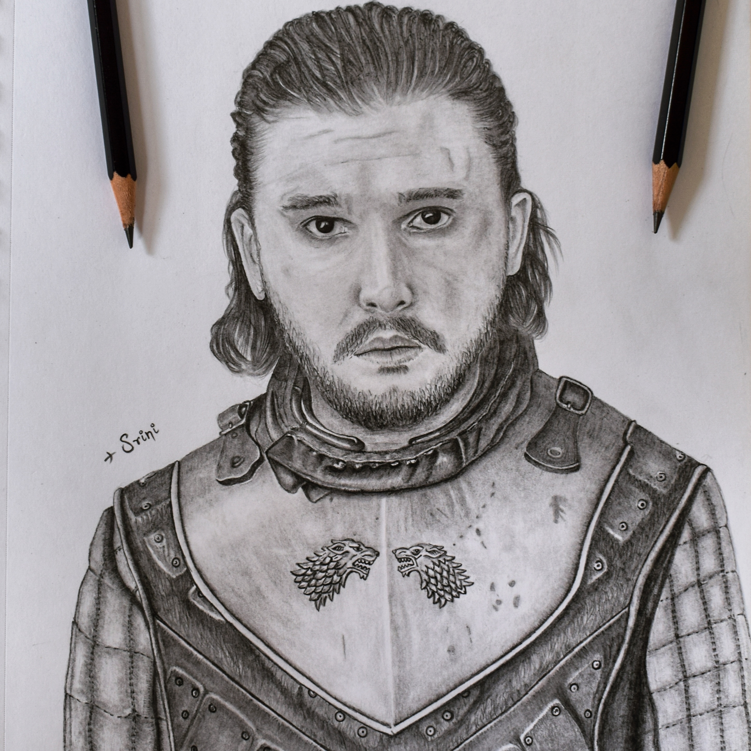 Jon Snow Drawing Realistic