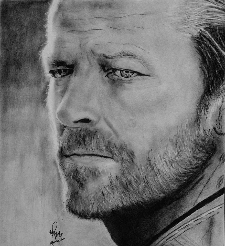 Jorah Mormont Drawing Sketch