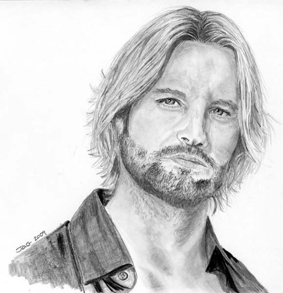Josh Holloway Drawing Picture