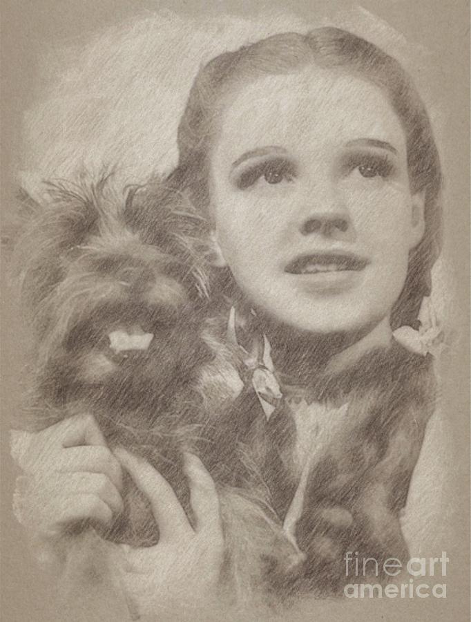 Judy Garland Drawing Amazing