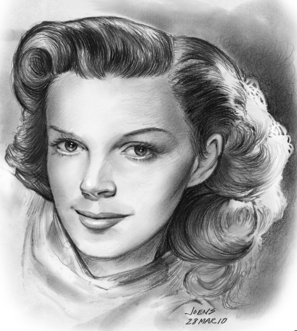 Judy Garland Drawing Pics