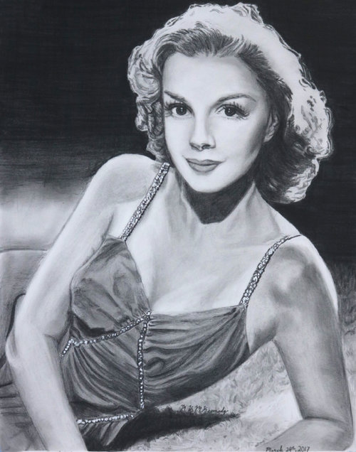 Judy Garland Drawing Sketch