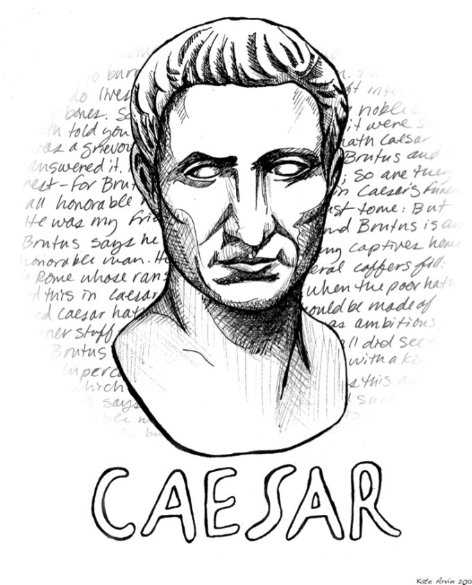Julius Caesar Drawing Amazing