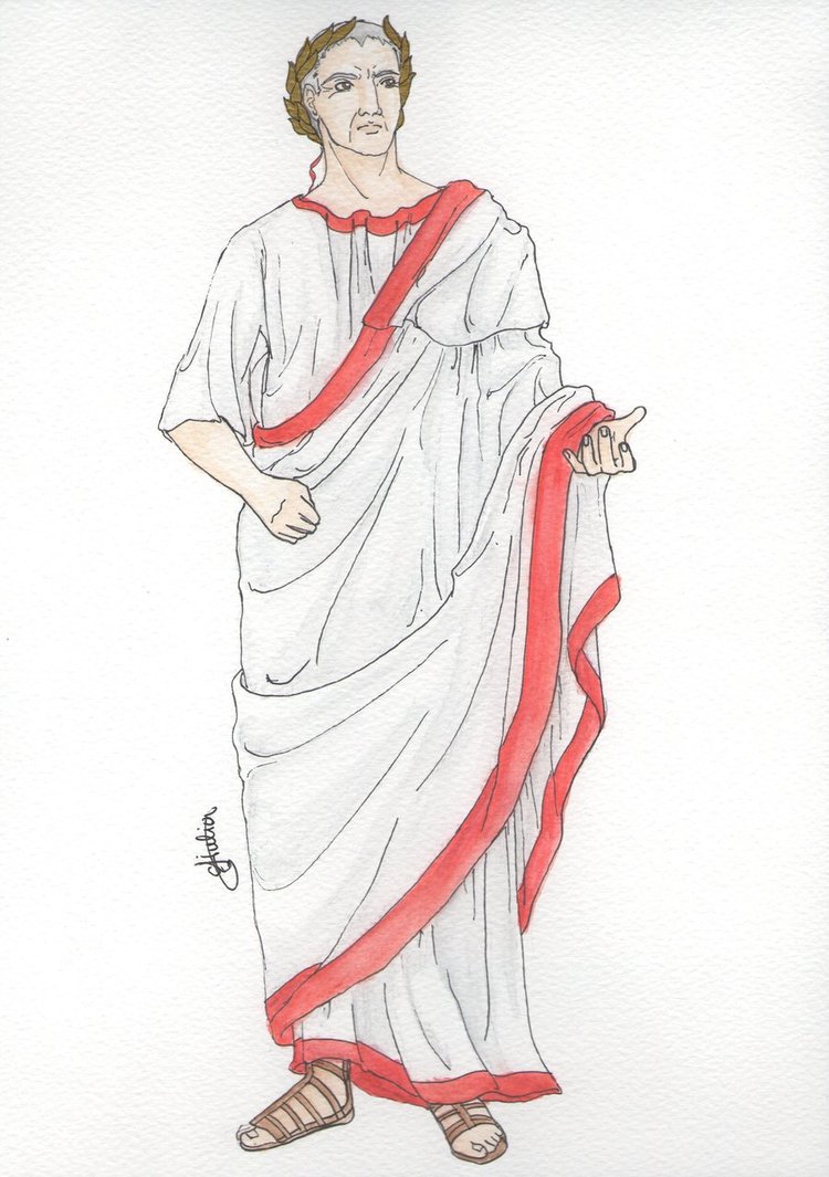 Julius Caesar Drawing Sketch