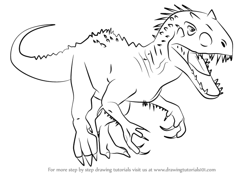 Jurassic World Dinosaur Drawing Best
