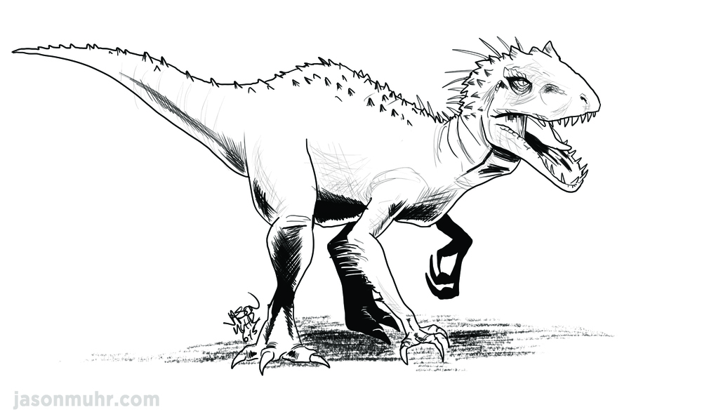 Jurassic World Fallen Kingdom Dinosaur Drawing Image