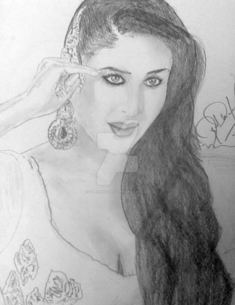 Kareena Kapoor Drawing Beautiful Image