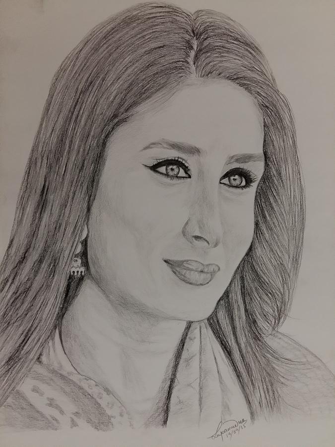 Kareena Kapoor Drawing Pictures