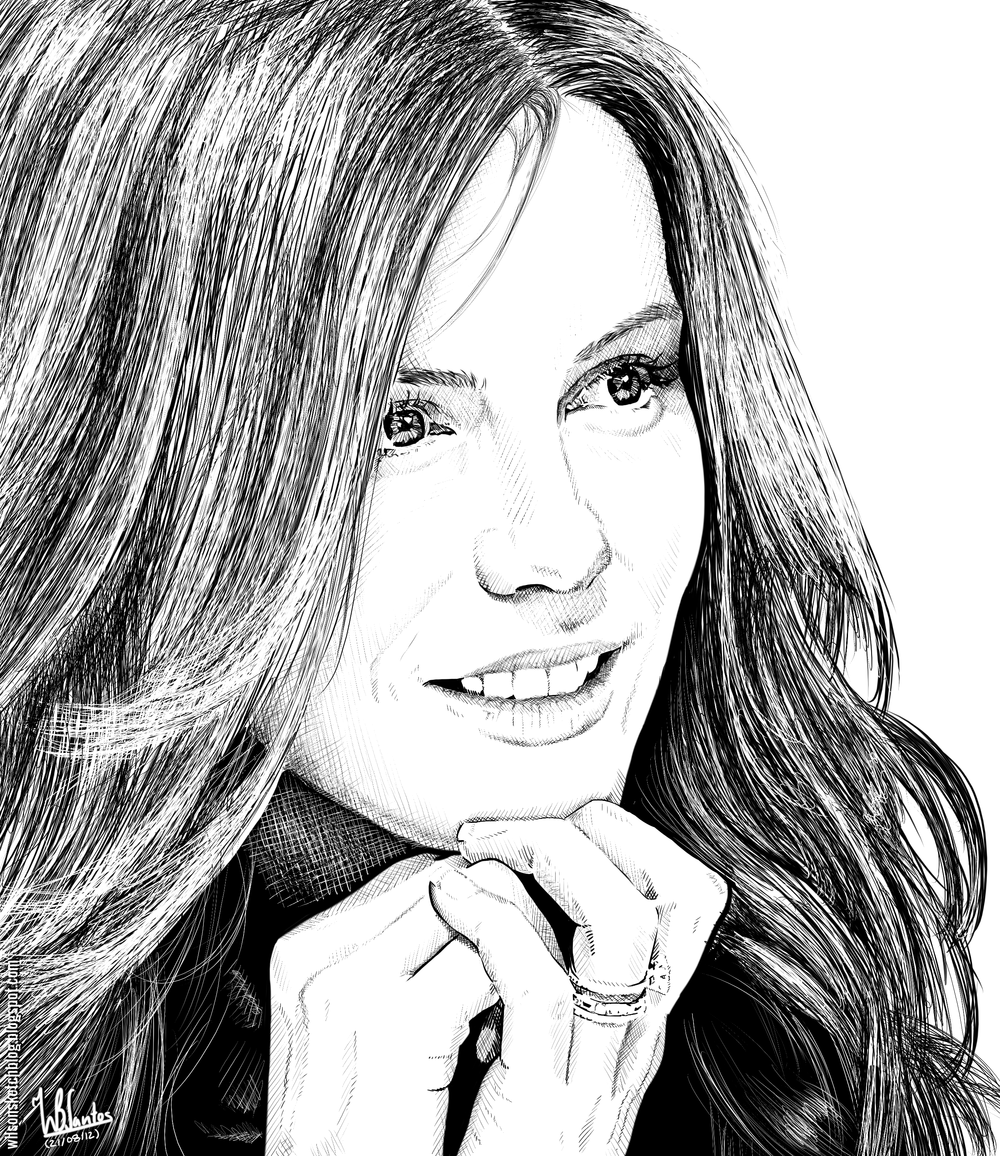 Kate Beckinsale Art Drawing