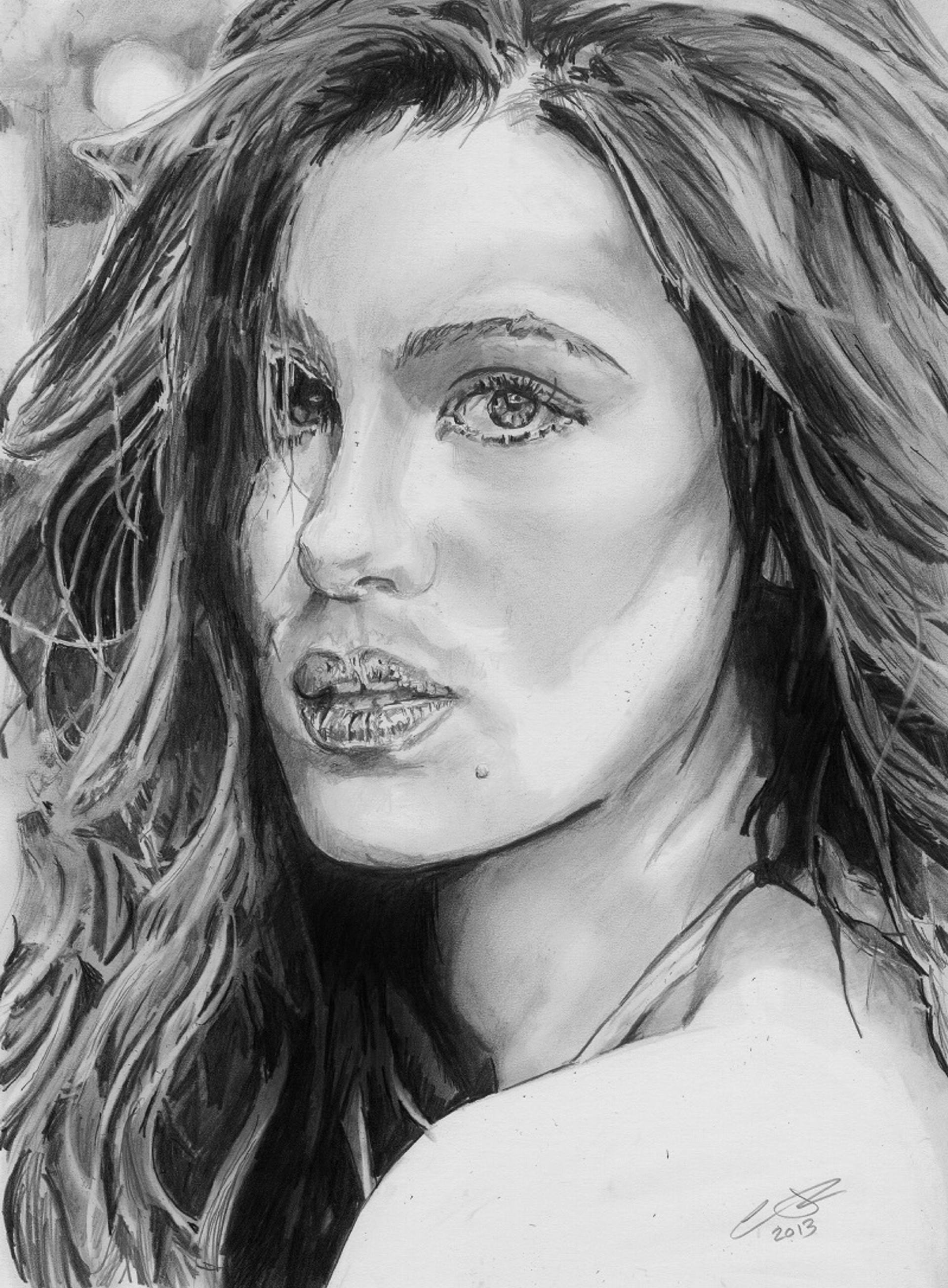 Kate Beckinsale Drawing Photo