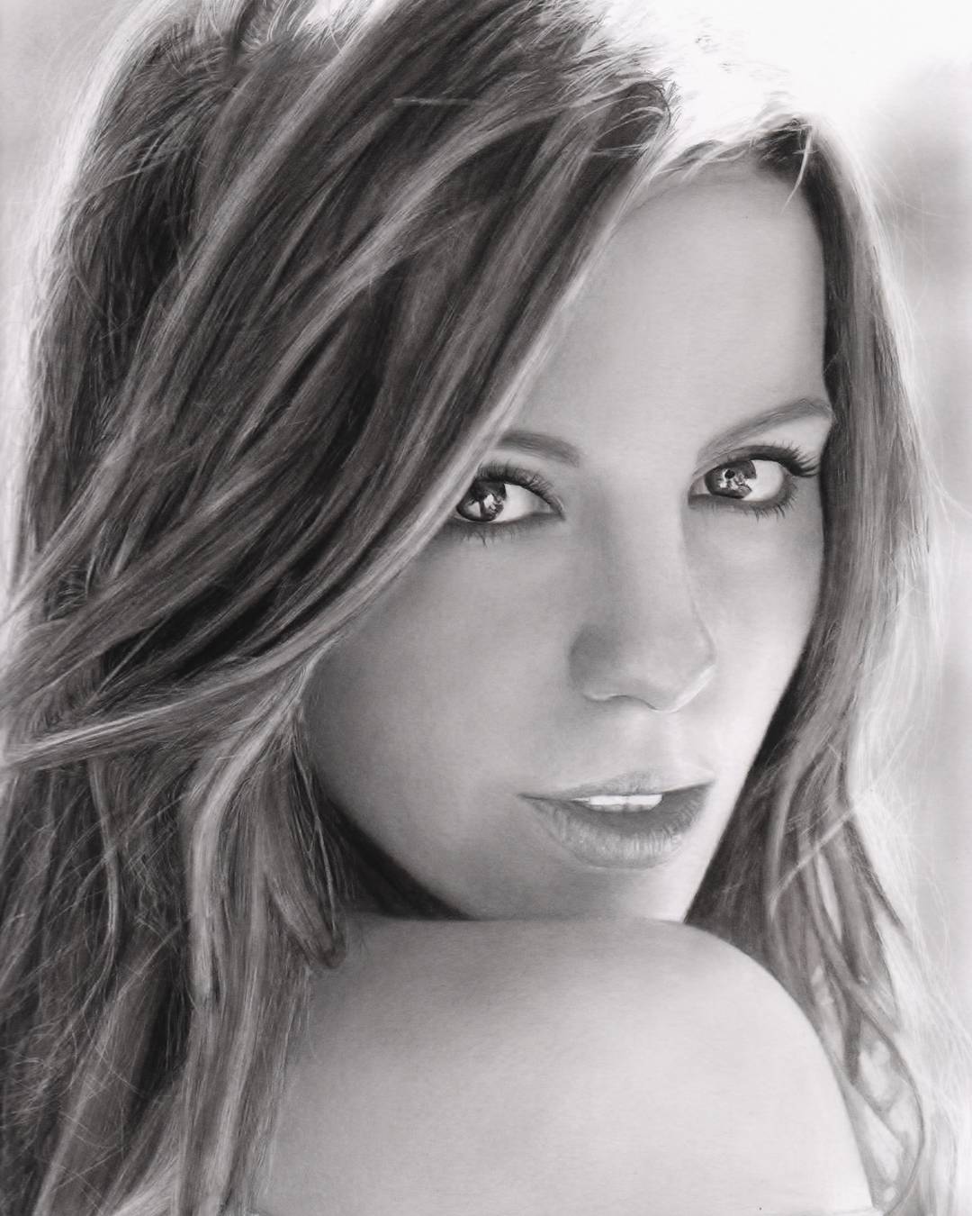 Kate Beckinsale Drawing Picture
